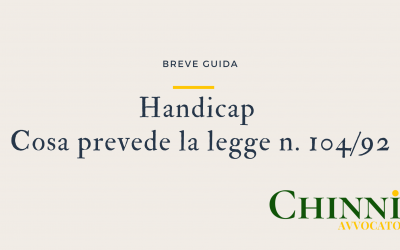 Handicap, Cosa prevede la legge 104/92