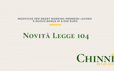 Novità Legge 104