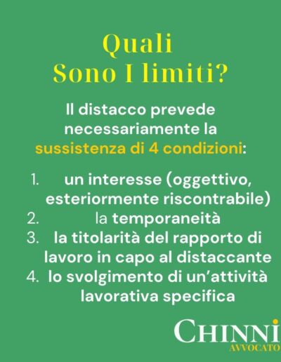 Quali sono i limiti delle aziende in caso di distacco?