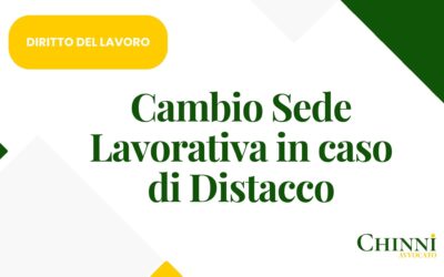 Cosa fare in caso di cambio sede lavorativa per distacco