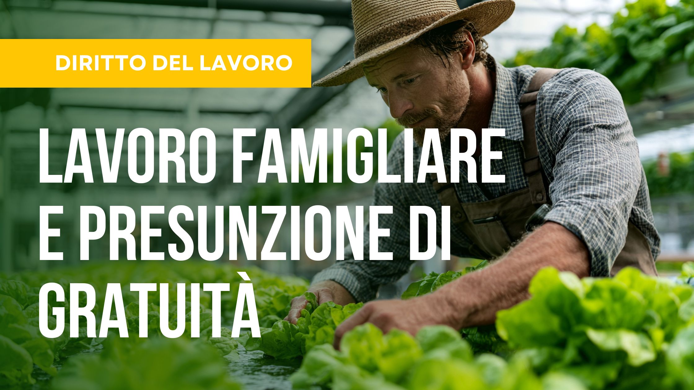 Lavoro famigliare e presunzione di gratuità - Avvocato Chinni